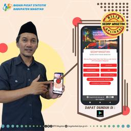 The launch of the SEDAP MAGETAN application (Magetan Main Data Series)