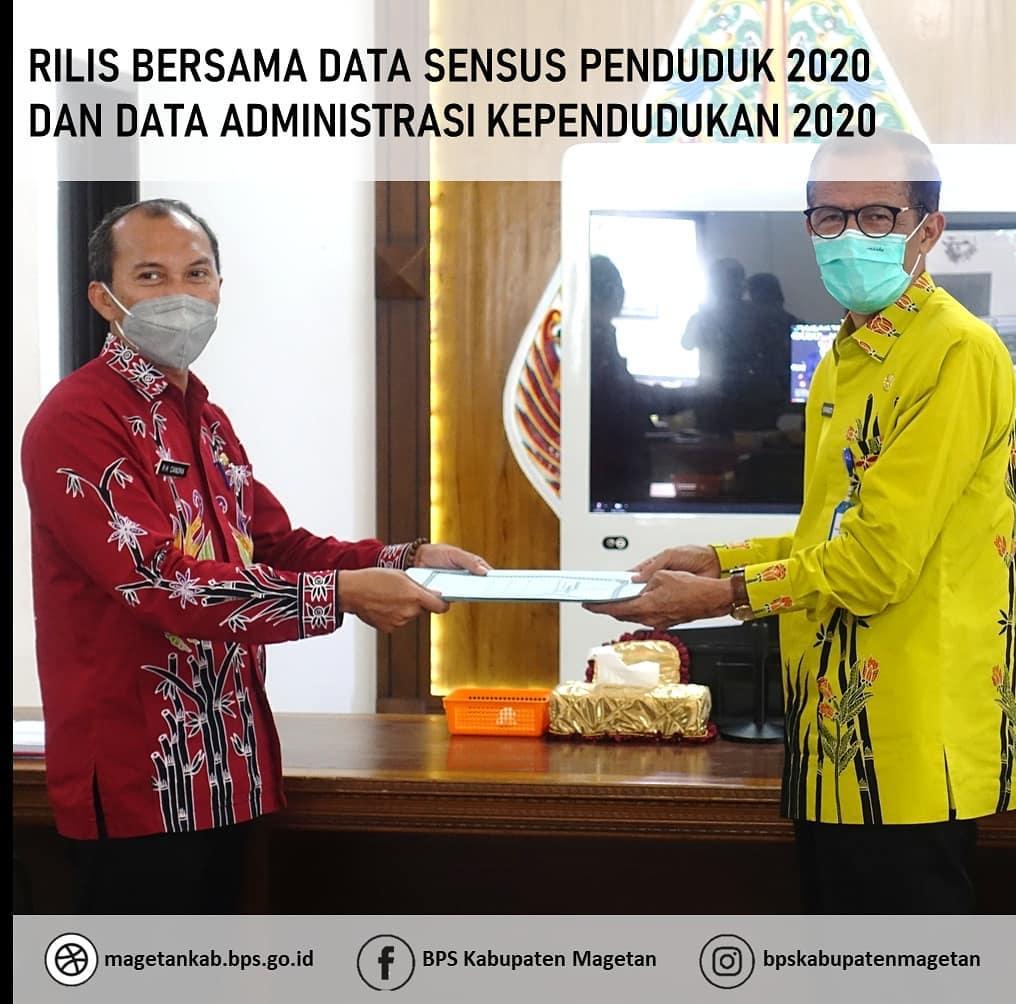 Rilis Sensus Penduduk 2020 dan Data Administrasi Kependudukan Tahun 2020