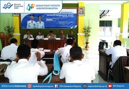 Sub-district coordination meeting in Poncol welcoming the 2020 Online Population Census.