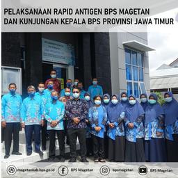 Working visit of the Head of BPS East Java Province