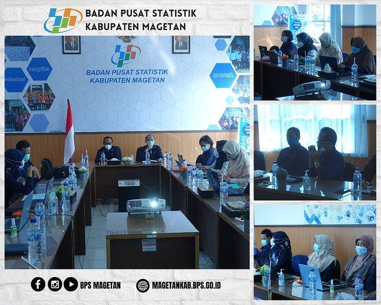 RAKOR Wilayah VI persiapan pelaksanaan SP2020 longterm tahun 2021 dan desa cinta statistik